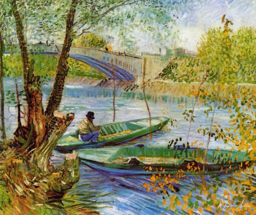 A Pesca na Primavera, Ponte de Clichy – Van Gogh Vincent Van Gogh Master Apollon 2