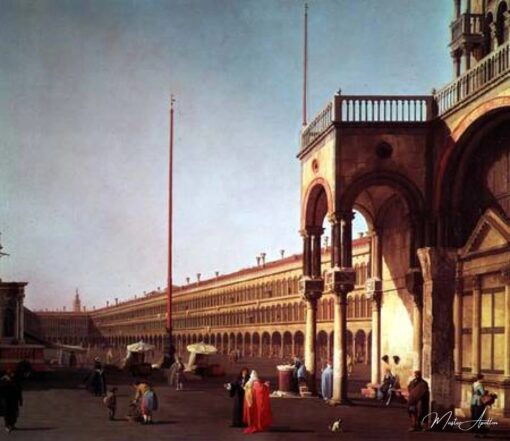 A Praça de São Marcos, desde a Piazetta, em Veneza – Giovanni Antonio Canal Giovanni Antonio Canal Master Apollon 2