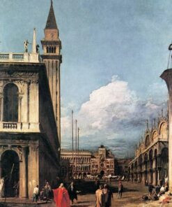 A Piazzetta contra a Torre do Relógio – Giovanni Antonio Canal Giovanni Antonio Canal Master Apollon