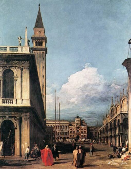 A Piazzetta contra a Torre do Relógio – Giovanni Antonio Canal Giovanni Antonio Canal Master Apollon 2