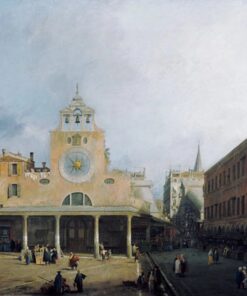 A praça dos San Giacomo di Rialto em Veneza – Giovanni Antonio Canal Giovanni Antonio Canal Master Apollon