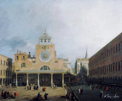 A praça dos San Giacomo di Rialto em Veneza – Giovanni Antonio Canal Giovanni Antonio Canal Master Apollon 2