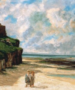 A praia de Saint-Aubin-sur-Mer – Gustave Courbet Gustave Courbet Master Apollon