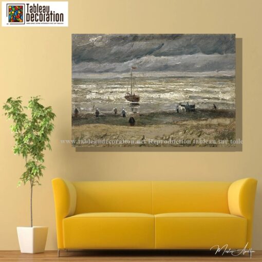 A praia de Scheveningen – Van Gogh Vincent Van Gogh Master Apollon 4
