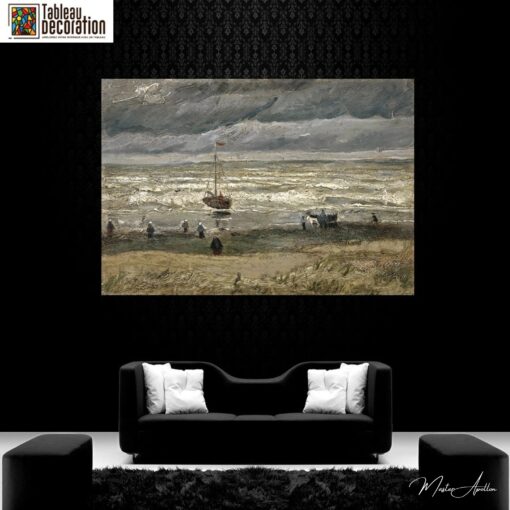 A praia de Scheveningen – Van Gogh Vincent Van Gogh Master Apollon 3