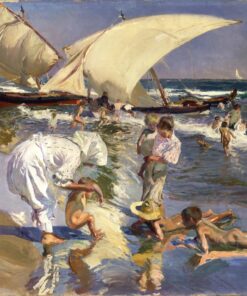 A praia de Valência na luz da manhã – Sorolla Joaquín Sorolla Master Apollon