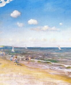 A Praia em Zandvoort – William Merritt Chase William Merritt Chase Master Apollon