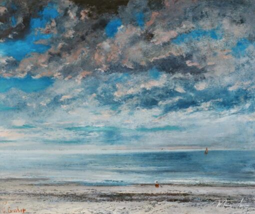 A Praia, Pôr do Sol – Gustave Courbet Gustave Courbet Master Apollon 2