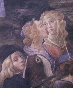 A purificação do leproso e a tentação de Cristo, na Capela Sistina: detalhe de duas mulheres – Sandro Botticelli Sandro Botticelli Master Apollon