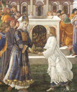 A purificação do leproso e a tentação de Cristo, na Capela Sistina: detalhe da purificação – Sandro Botticelli Sandro Botticelli Master Apollon