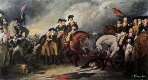 A rendição das tropas hessianas na batalha de Trenton – John Trumbull John Trumbull Master Apollon