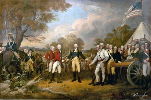 A rendição do general Burgoyne – John Trumbull John Trumbull Master Apollon