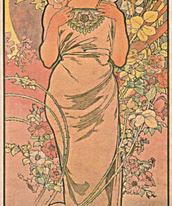 A rosa – Mucha Alphonse Mucha Master Apollon