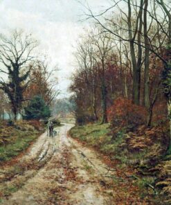 A estrada do outono (madeira de Mitcham, Surrey) – Edward Wilkins Waite Edward Wilkins Waite Master Apollon