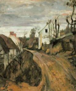 A estrada da aldeia, Auvers – Paul Cézanne Paul Cézanne Master Apollon