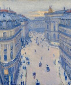 A rua Halévy vista do sexto andar – Caillebotte Gustave Caillebotte Master Apollon