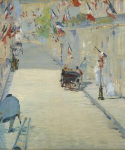 A Rua Mosnier com as Bandeiras – Edouard Manet Édouard Manet Master Apollon
