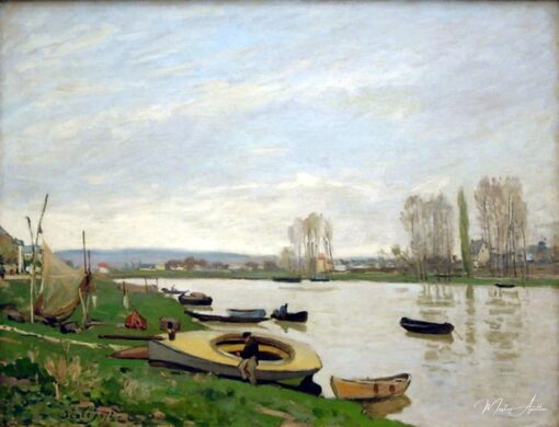 A Sena em Argenteuil – Alfred Sisley Alfred Sisley Master Apollon