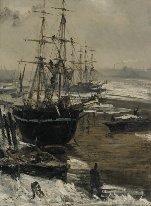 A Tamisa em Gelo – James Abbott McNeill Whistler James Abbott McNeill Whistler Master Apollon