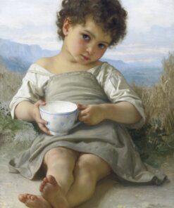 A xícara de leite – William Bouguereau William Bouguereau Master Apollon