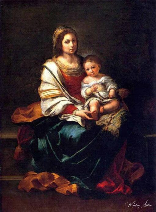 A Virgem do Rosário – Bartolomé Esteban Murillo Bartolomé Esteban Murillo Master Apollon 2