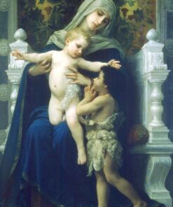A Virgem, Jesus e São João Batista – William Bouguereau William Bouguereau Master Apollon 2