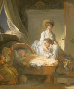 A visita à creche – Jean-Honoré Fragonard Jean-Honoré Fragonard Master Apollon