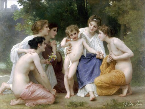 Ladmiração – William Bouguereau William Bouguereau Master Apollon