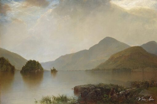 Lago George de John Frederick Kensett John Frederick Kensett Master Apollon