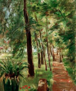 A alameda de bétulas no jardim de Wannsee em direção ao leste – Max Liebermann Max Liebermann Master Apollon