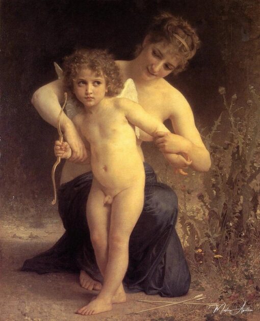 O amor desarmado – William Bouguereau William Bouguereau Master Apollon