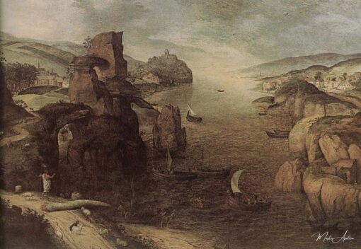 Paisagem com Cristo Aparecendo aos Apóstolos no Mar da Galileia – Pieter Brueghel, o Velho Pieter Brueghel, o Velho Master Apollon 2