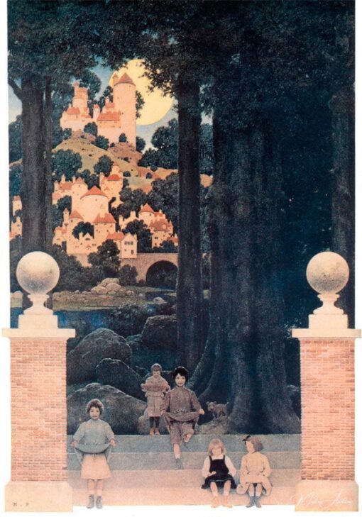 A árvore de açúcar – Maxfield Parrish Maxfield Parrish Master Apollon