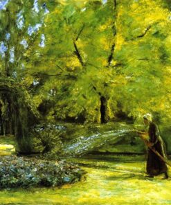 A irrigação das flores no jardim de sebes – Max Liebermann Max Liebermann Master Apollon 2