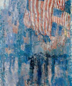 A avenida sob a chuva – Childe Hassam Childe Hassam Master Apollon