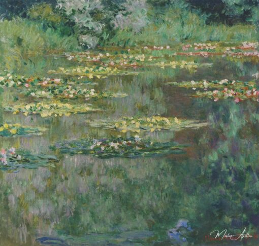 O Lago das Ninfeias – Claude Monet “Os Nenúfares” de Claude Monet Master Apollon 2