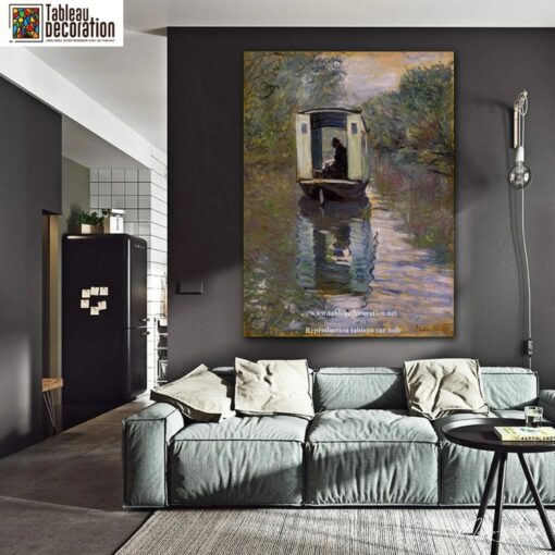 O Barco-Oficina – Quadro de Monet Claude Monet Master Apollon 4