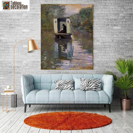 O Barco-Oficina – Quadro de Monet Claude Monet Master Apollon 5