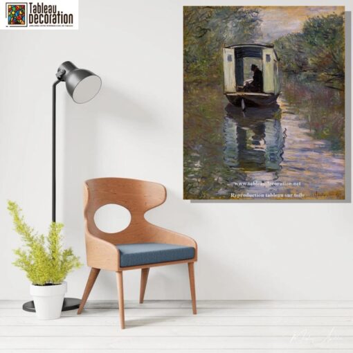 O Barco-Oficina – Quadro de Monet Claude Monet Master Apollon 3
