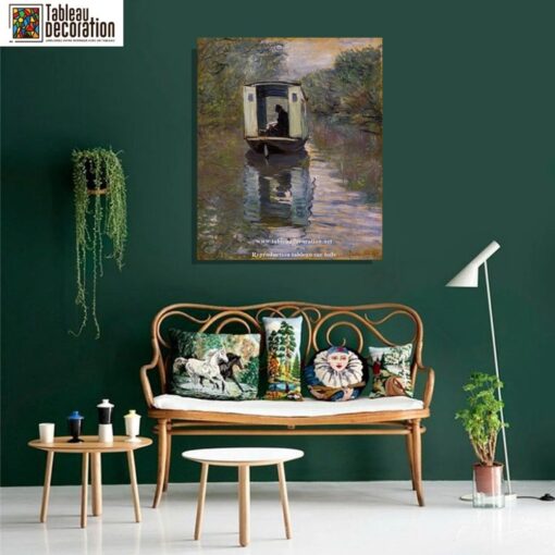 O Barco-Oficina – Quadro de Monet Claude Monet Master Apollon 6