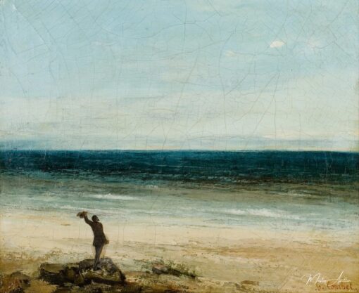 A Beira do Mar em Palavas – Gustave Courbet Gustave Courbet Master Apollon