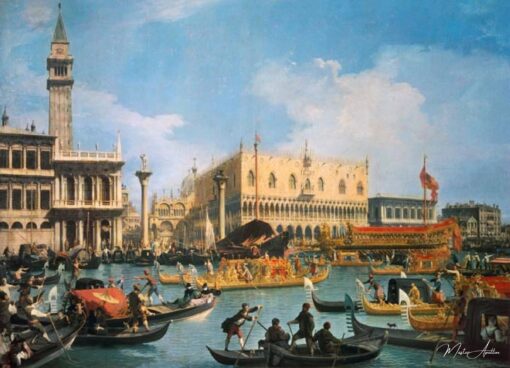 O Buccintoro no dia da viagem ao céu – Giovanni Antonio Canal Giovanni Antonio Canal Master Apollon