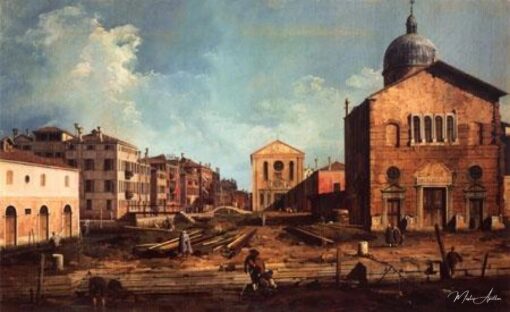 O Campo San Guiseppe di Castello e a igreja San Niccolò di Castello – Giovanni Antonio Canal Giovanni Antonio Canal Master Apollon