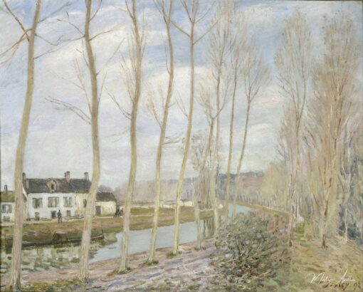 O canal do Loing – Alfred Sisley Alfred Sisley Master Apollon