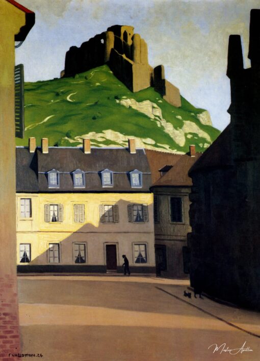 O Castelo Forte e a Praça dos Andelys – Félix Edouard Vallotton Félix Vallotton Master Apollon 2