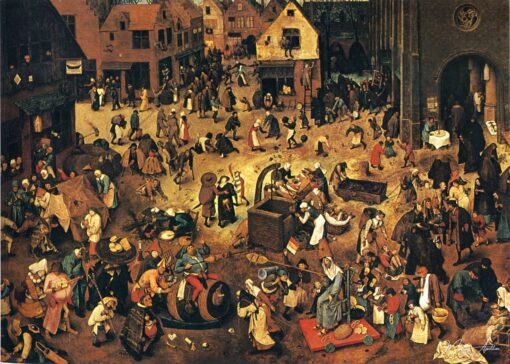 A Luta de Carnaval e Quaresma – Pieter Brueghel, o Velho Pieter Brueghel, o Velho Master Apollon 2