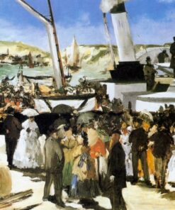 A Partida do Vapor de Folkestone – Edouard Manet Édouard Manet Master Apollon