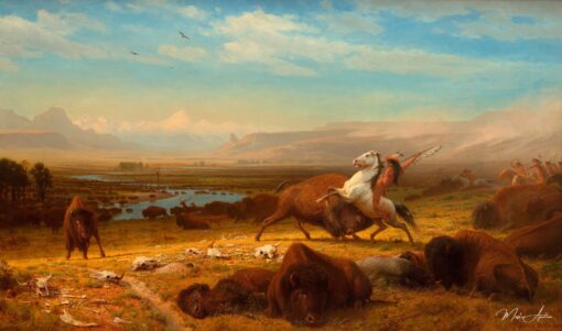 O último dos bisões – Albert Bierstadt Albert Bierstadt Master Apollon