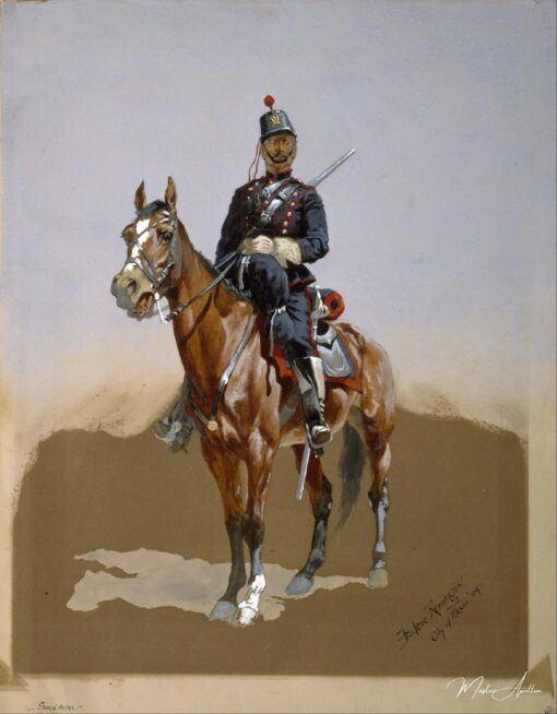 O Gendarme – Frederic Remington Frederic Remington Master Apollon