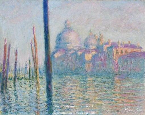 O Grande Canal – Quadro de Monet Veneza Claude Monet Master Apollon